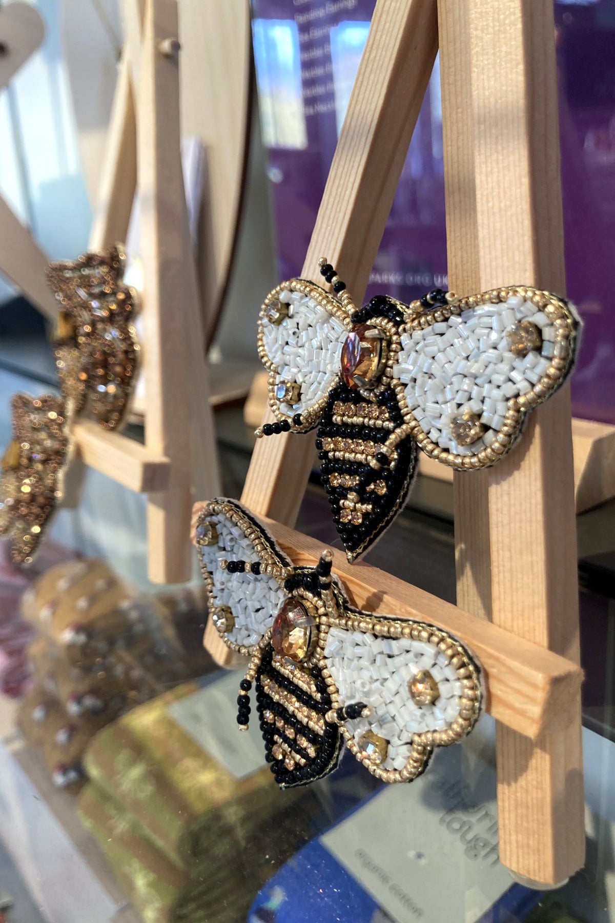 Embroidered Bee Brooch by Narrative at The Royal Parks Shop