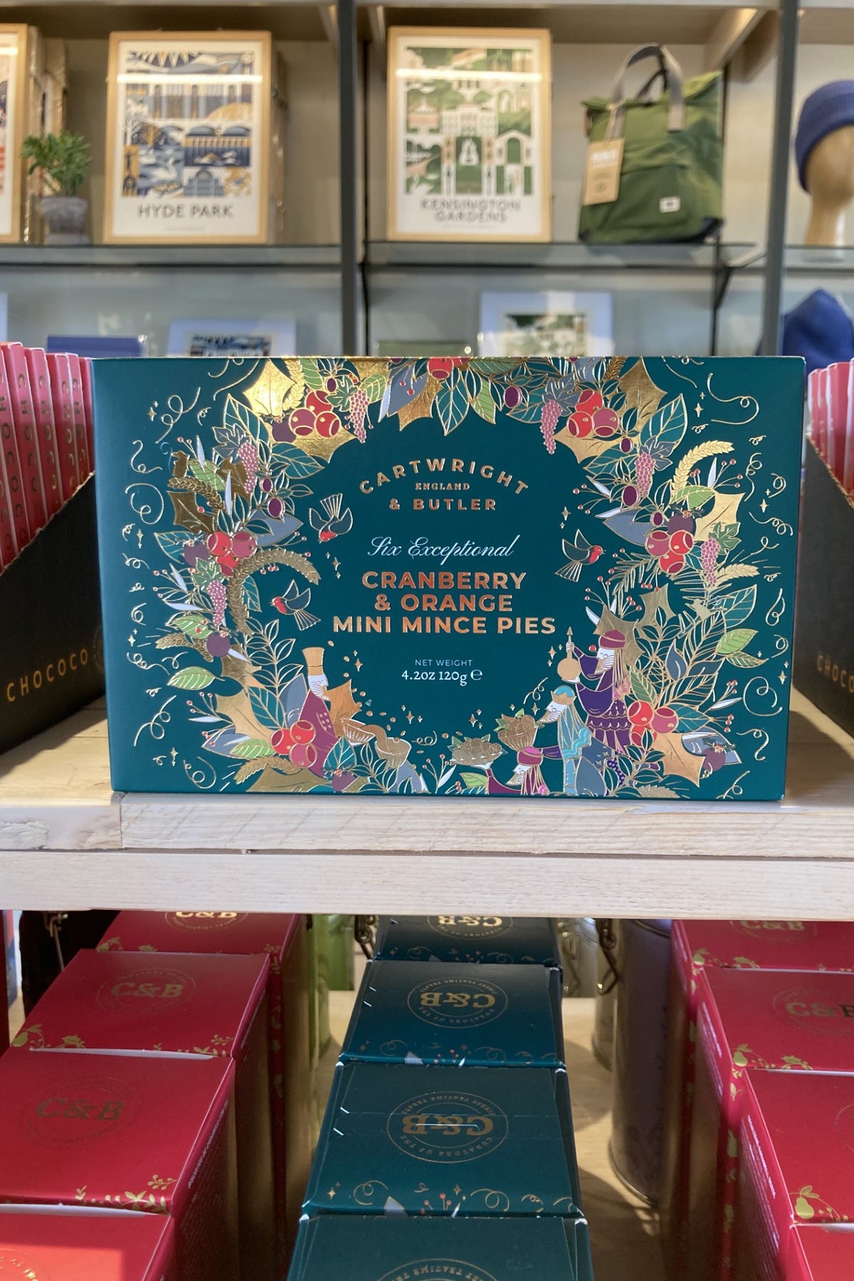 Cartwright & Butler Cranberry & Orange Mini Mince Pies 120g