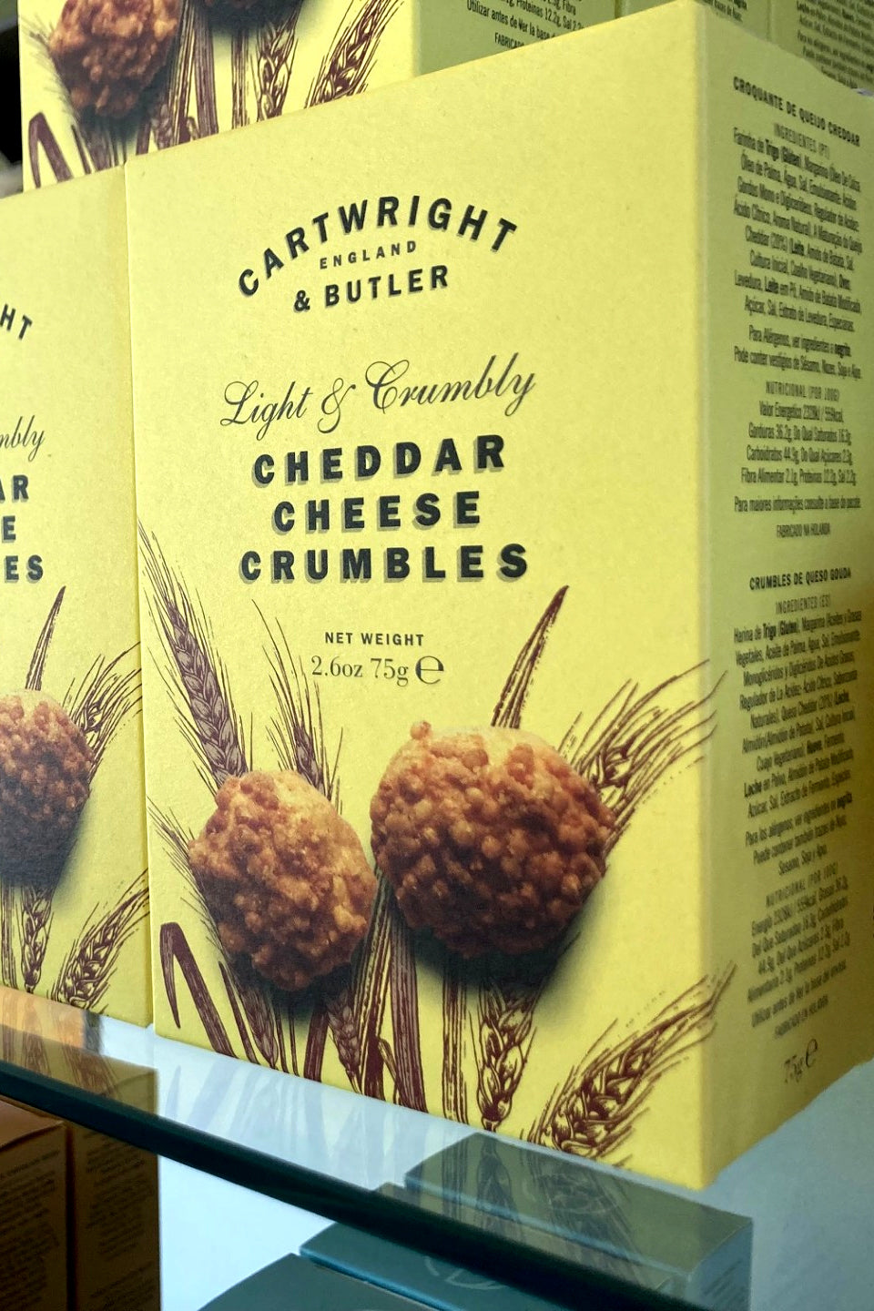 Cheddar cheese crumbles_Cartwright & Butler