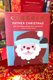 47% Colombian Milk Chocolate Father Christmas Bar 45g
