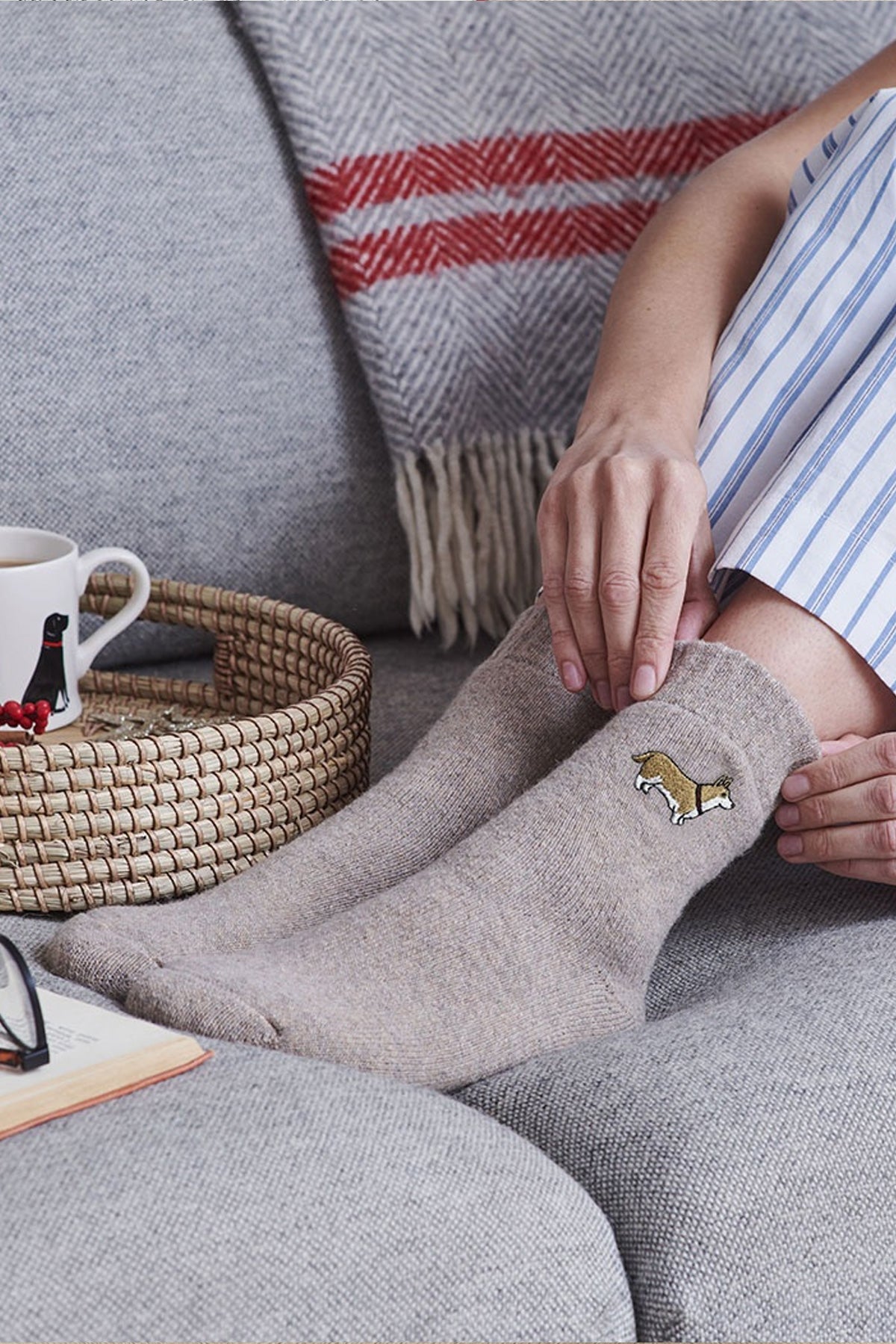 Corgi Dog Walking Socks