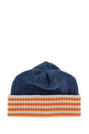 Denim Lambswool Kids Hat