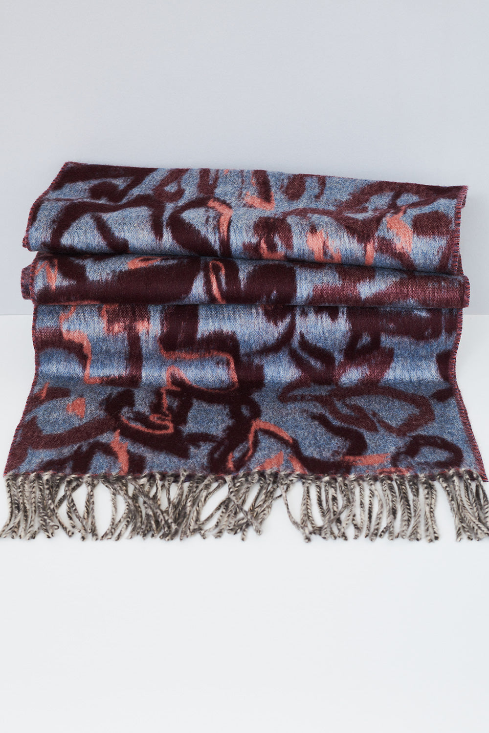 Denim & Berry Abstract Cashmink Scarf