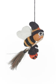 Felt Bee-Witched Hanging Decoration
