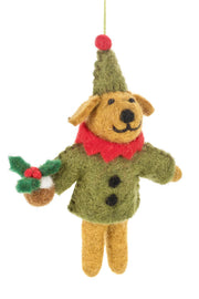 Felt Bernard the Dog Hanging Decoration
