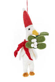 Felt Christmas Quacker Duck Hanging Decoration