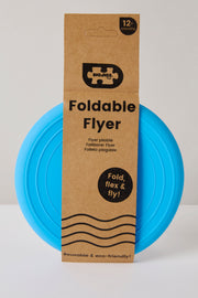 Blue Foldable Flyer Frisbee