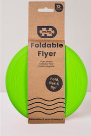 Green Foldable Flyer Frisbee