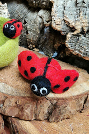 Felt Ladybird Hanging Decoration