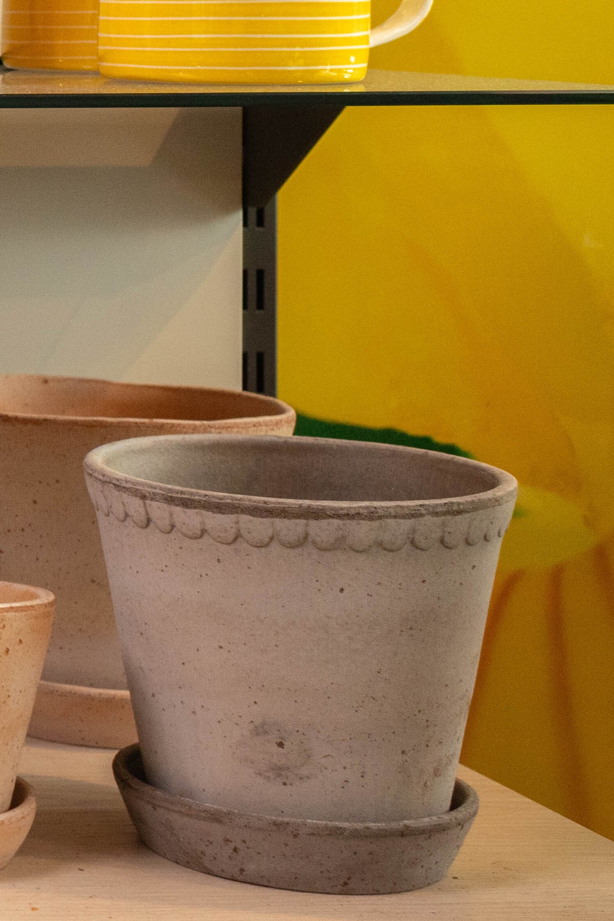 Helena Ø16cm Plant Pot & Saucer