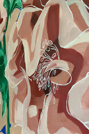 Hellebore Painting On Canvas By Daniel Quirke