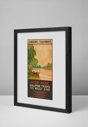 Hyde Park Tramways Mini Print