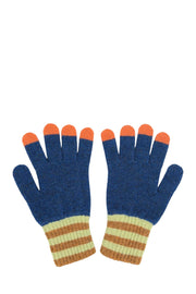 Blue Lambswool 5-8 Kids Gloves