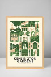 Kensington Gardens Park Print by Jack Oldfield_framed