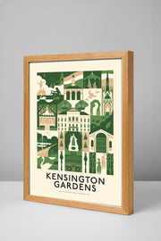 Kensington Gardens Park Print by Jack Oldfield_framed