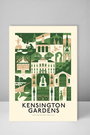 Kensington Gardens Park Print by Jack Oldfield_unframed