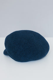 Teal Wool Baker Boy Hat