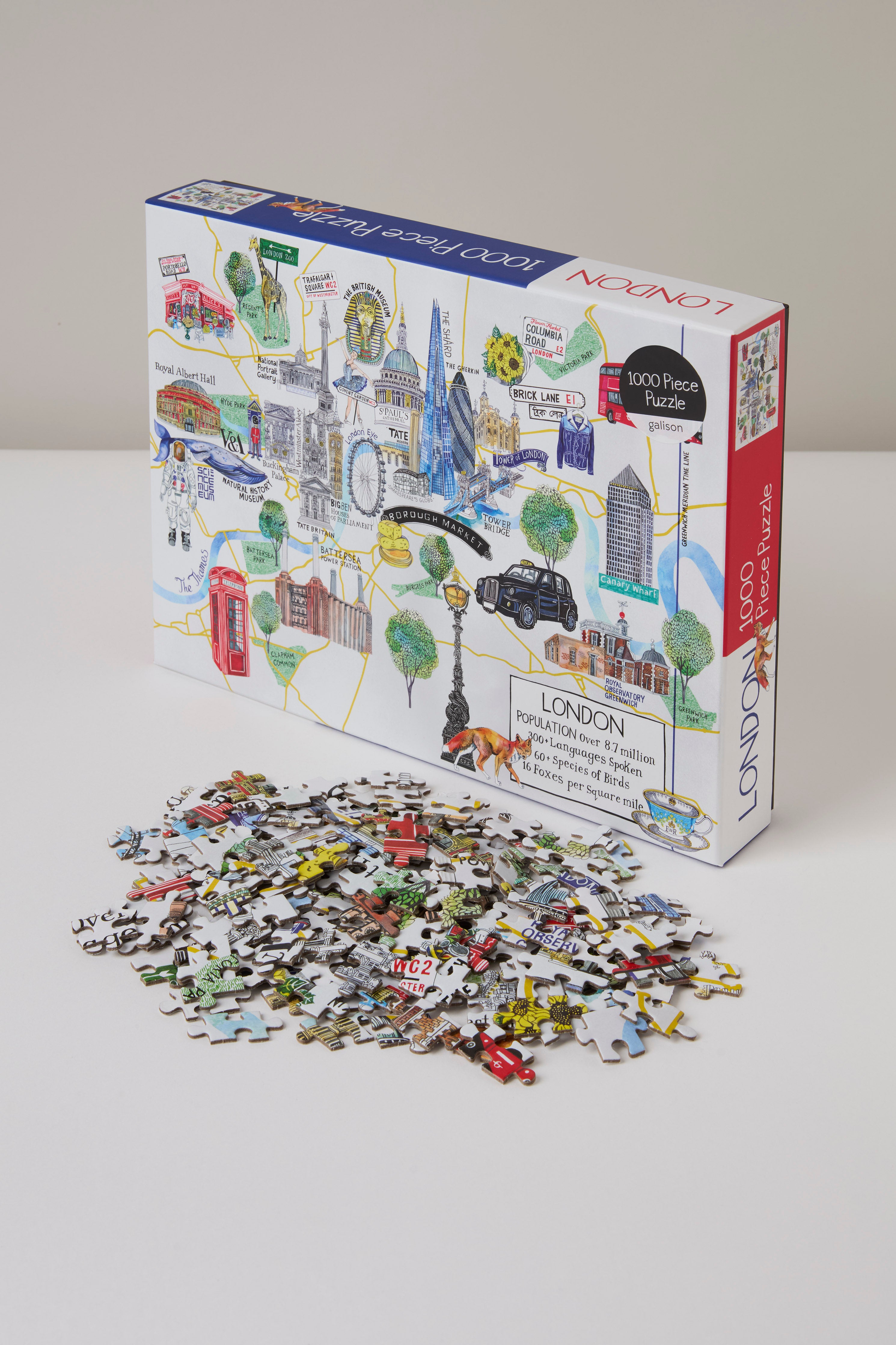 London Map 1000 Piece Jigsaw Puzzle