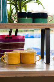 Musango mugs striped various colours