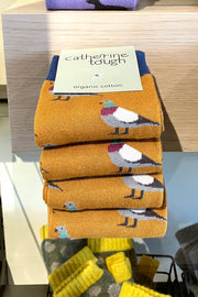 Mustard Pigeon Socks 8-11