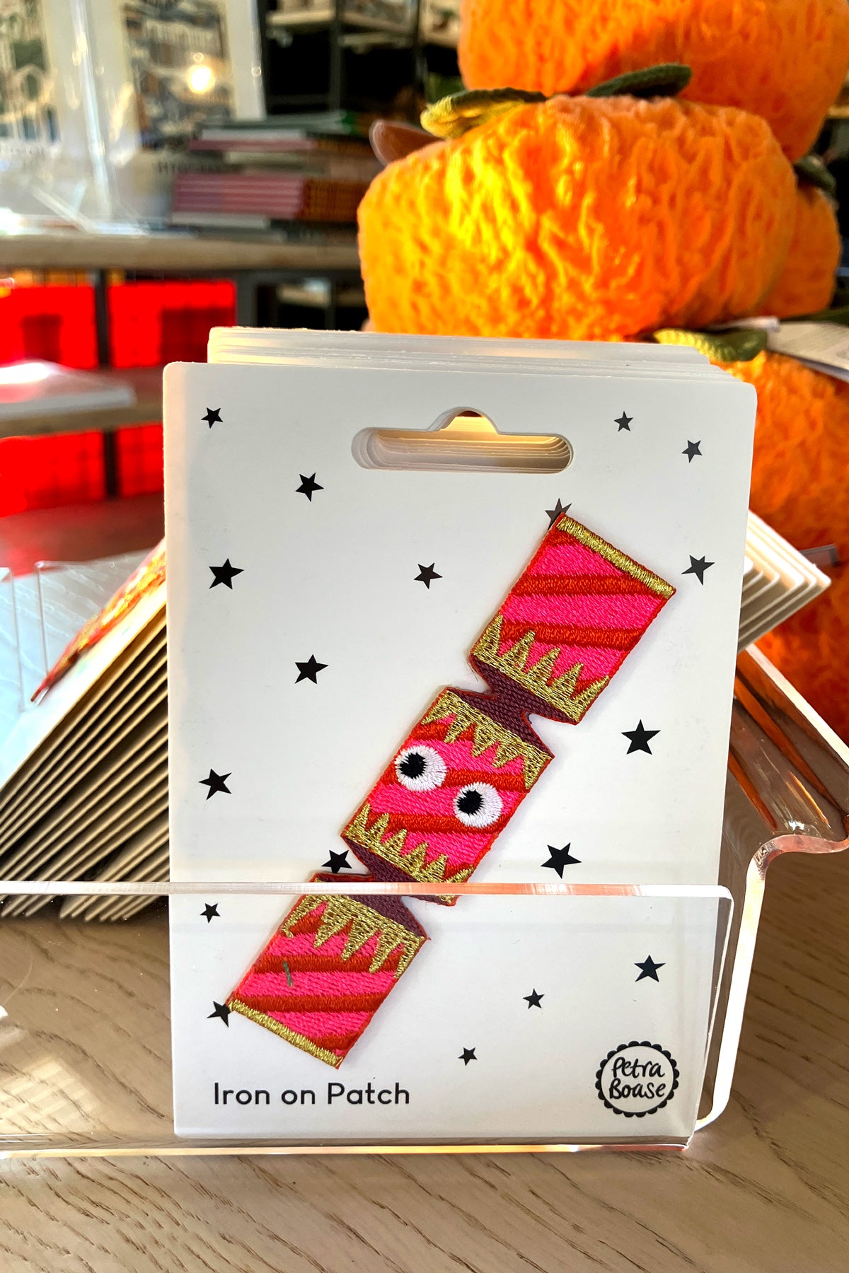 Christmas Cracker Iron on Patch