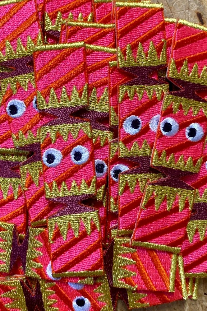 Christmas Cracker Iron on Patch