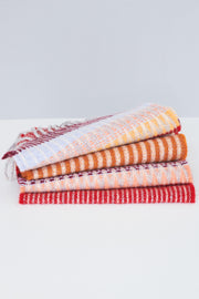 Edera Cranberry Lambswool Scarf Red