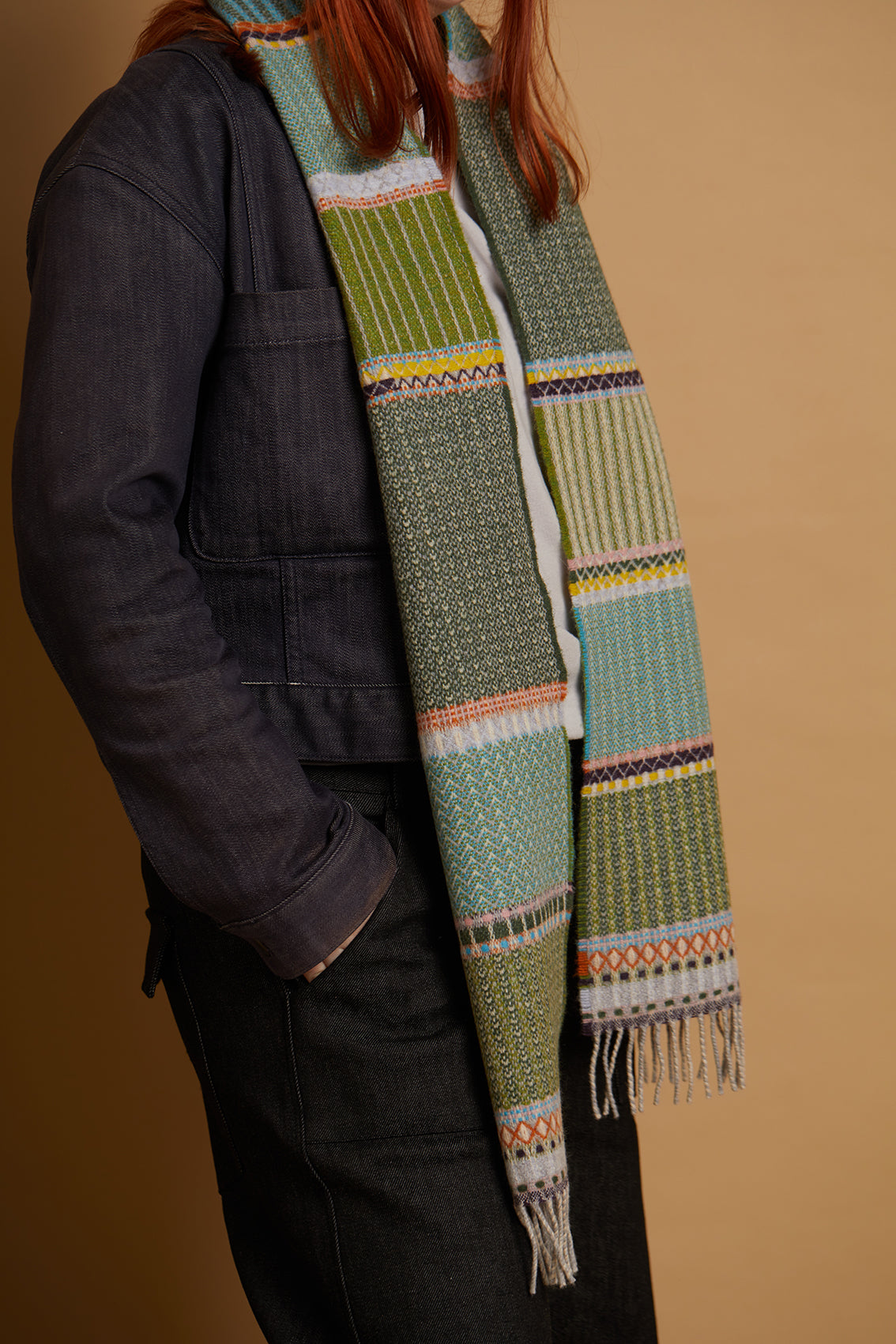 Wallace Sewell Cassia Laurel Lambswool Scarf