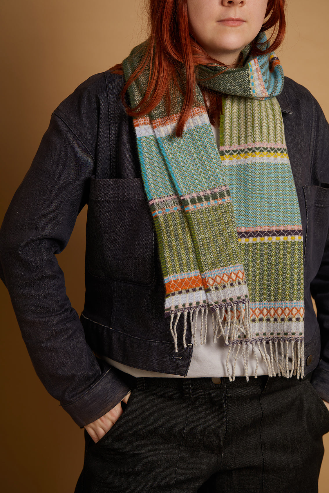 Wallace Sewell Cassia Laurel Lambswool Scarf