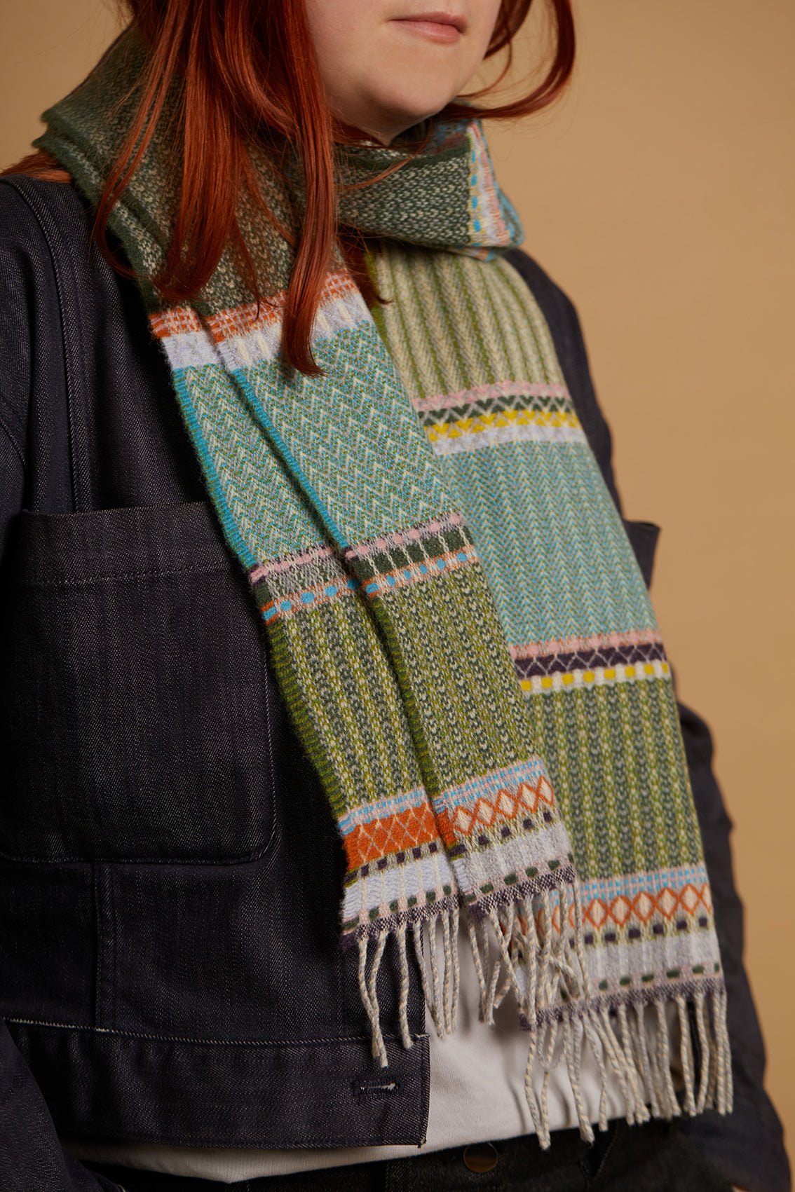 Wallace Sewell Cassia Laurel Lambswool Scarf