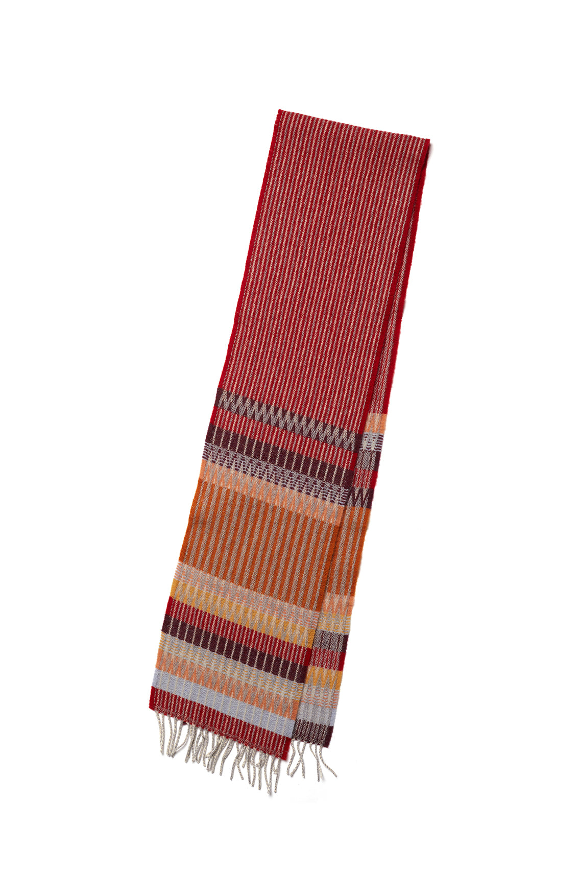 Wallace Sewell Edera Cranberry Lambswool Scarf