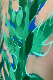 Shield Fern Painting On Canvas By Daniel Quirke