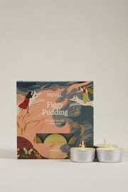 Tealight Christmas Figgy Pudding