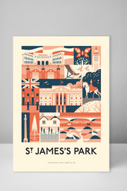 St James's Park Print by Jack Oldfield_unframed