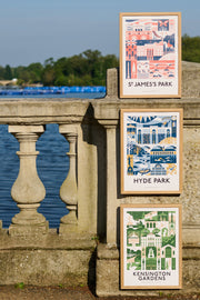 The Park Prints Collection by Jack Oldfield | Serpentine Dell Bridge