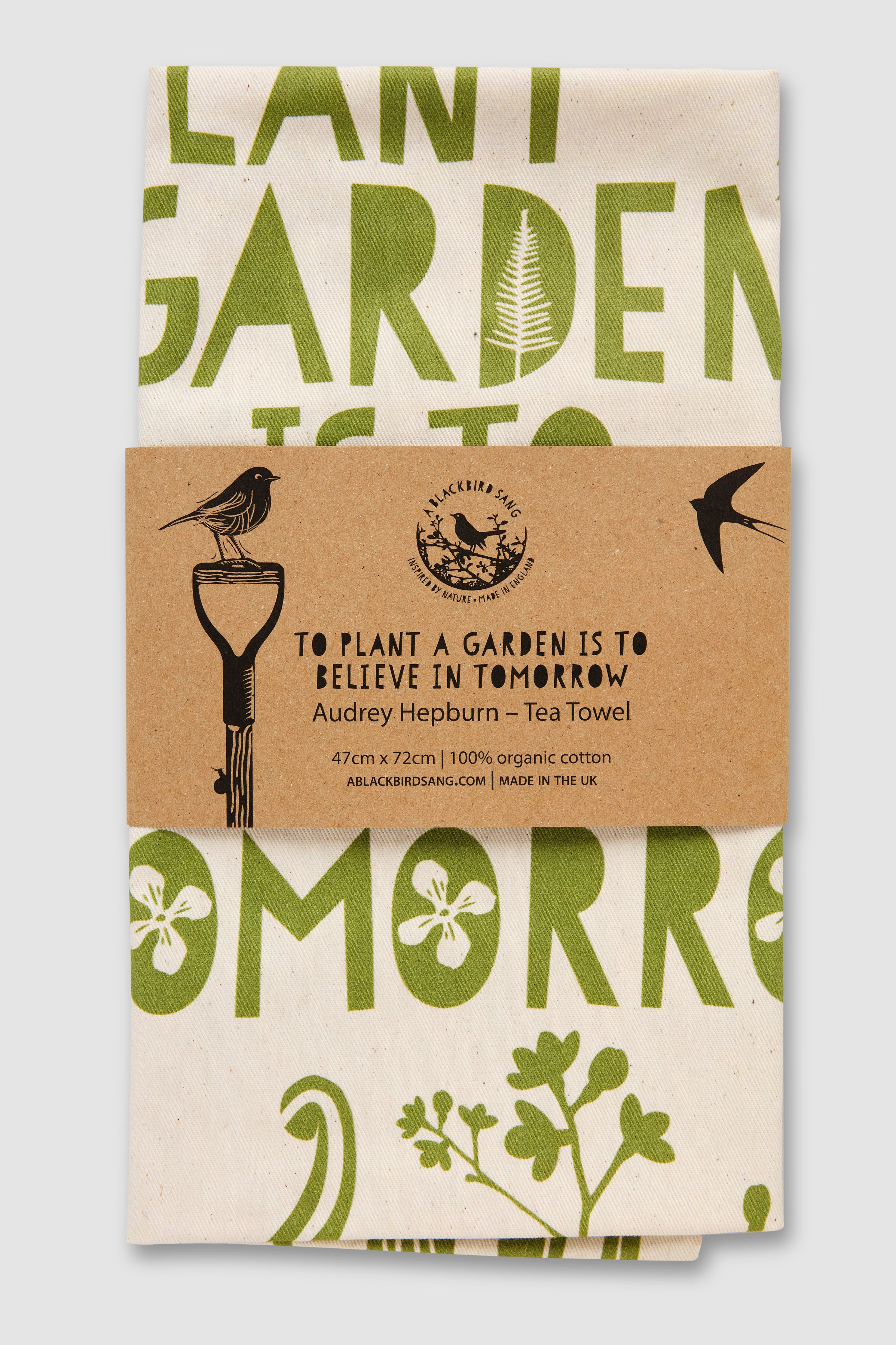 To Plant a Garden Tea Towel