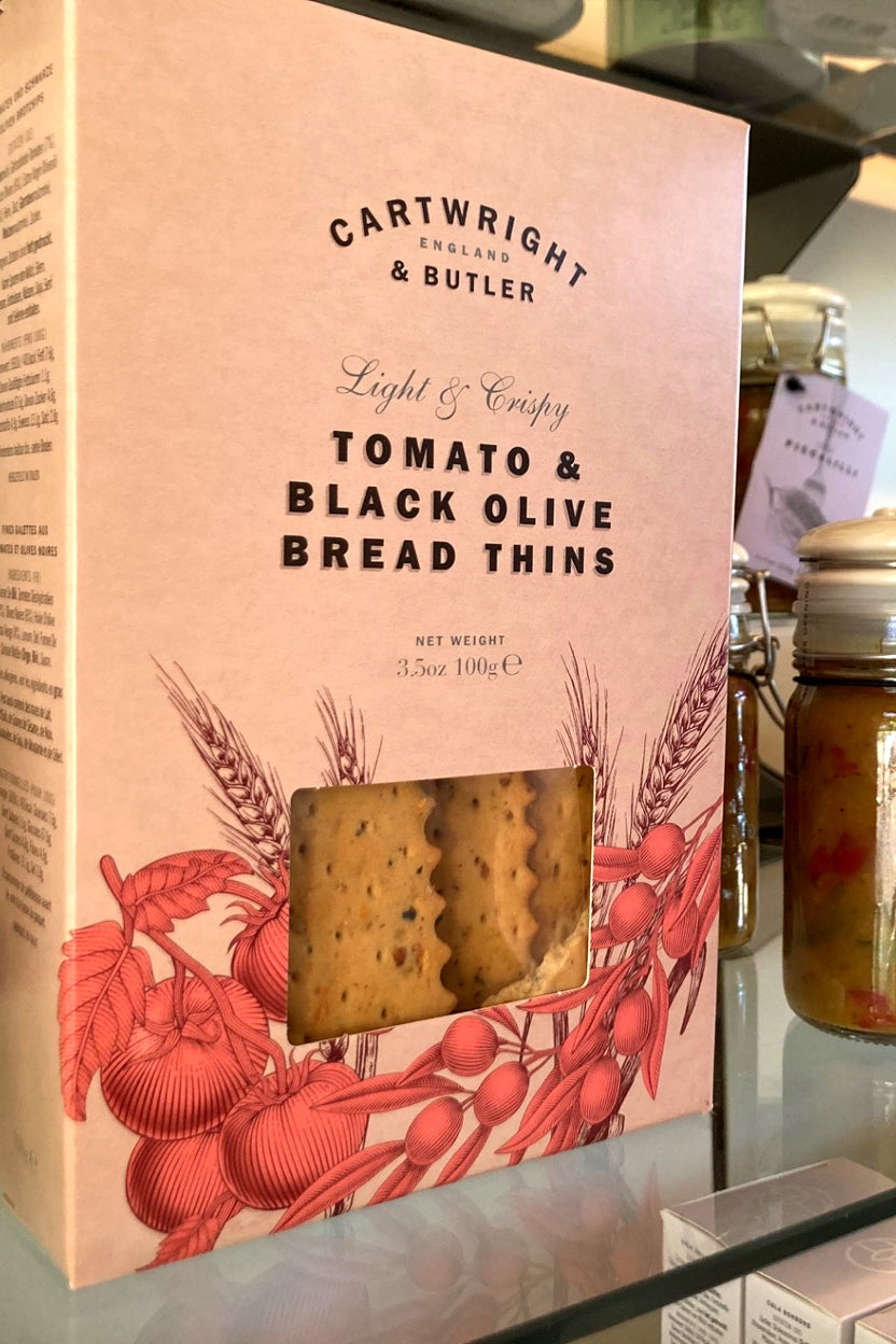 Tomato and black olive bread thins_Cartwright & Butler