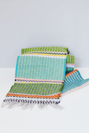 Cassia Laurel Lambswool Scarf Green