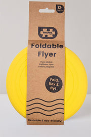 Yellow Foldable Flyer Frisbee
