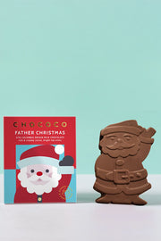 Chococo 47% Colombian Milk Chocolate Father Christmas Bar 45g