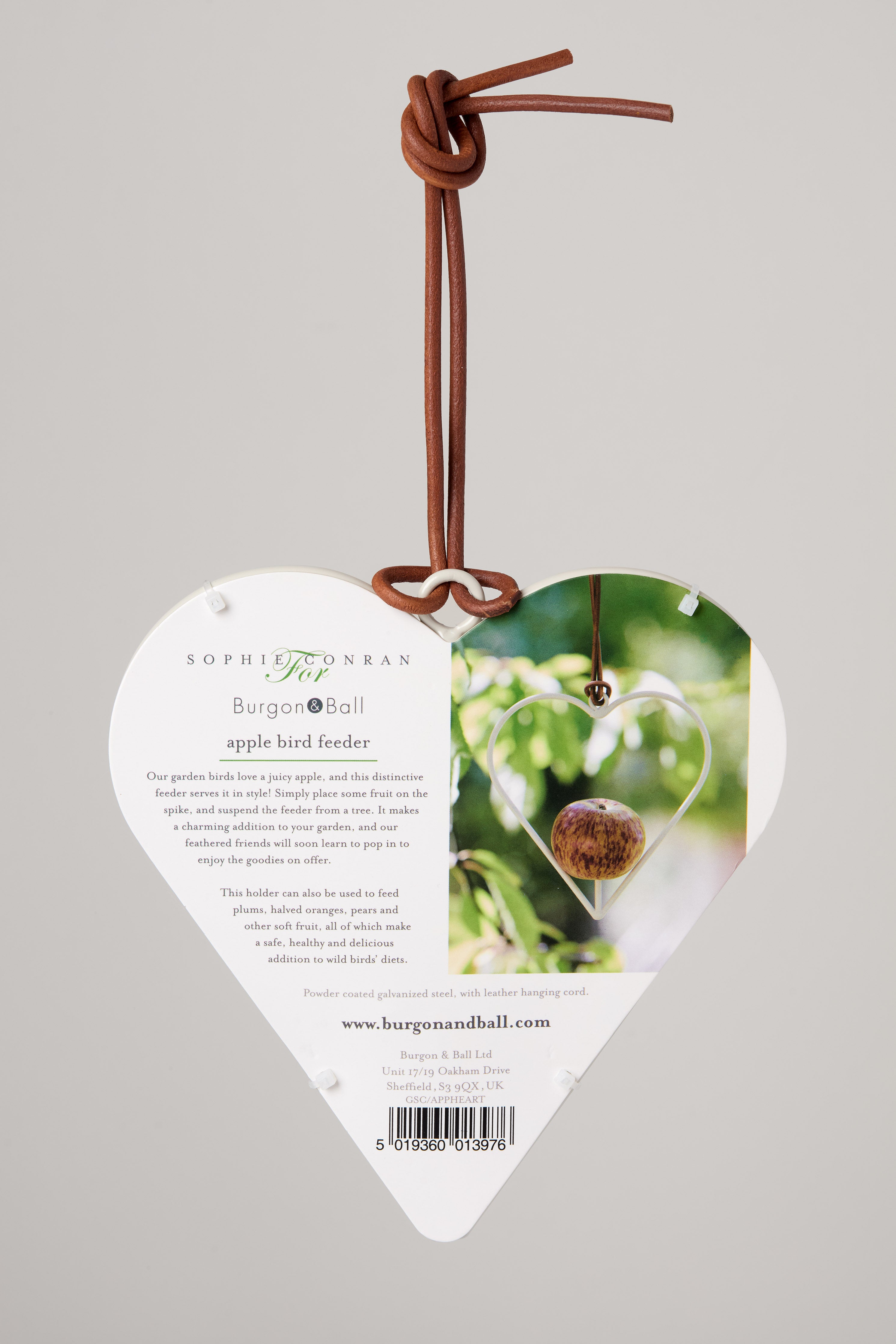 Apple Heart Bird Feeder