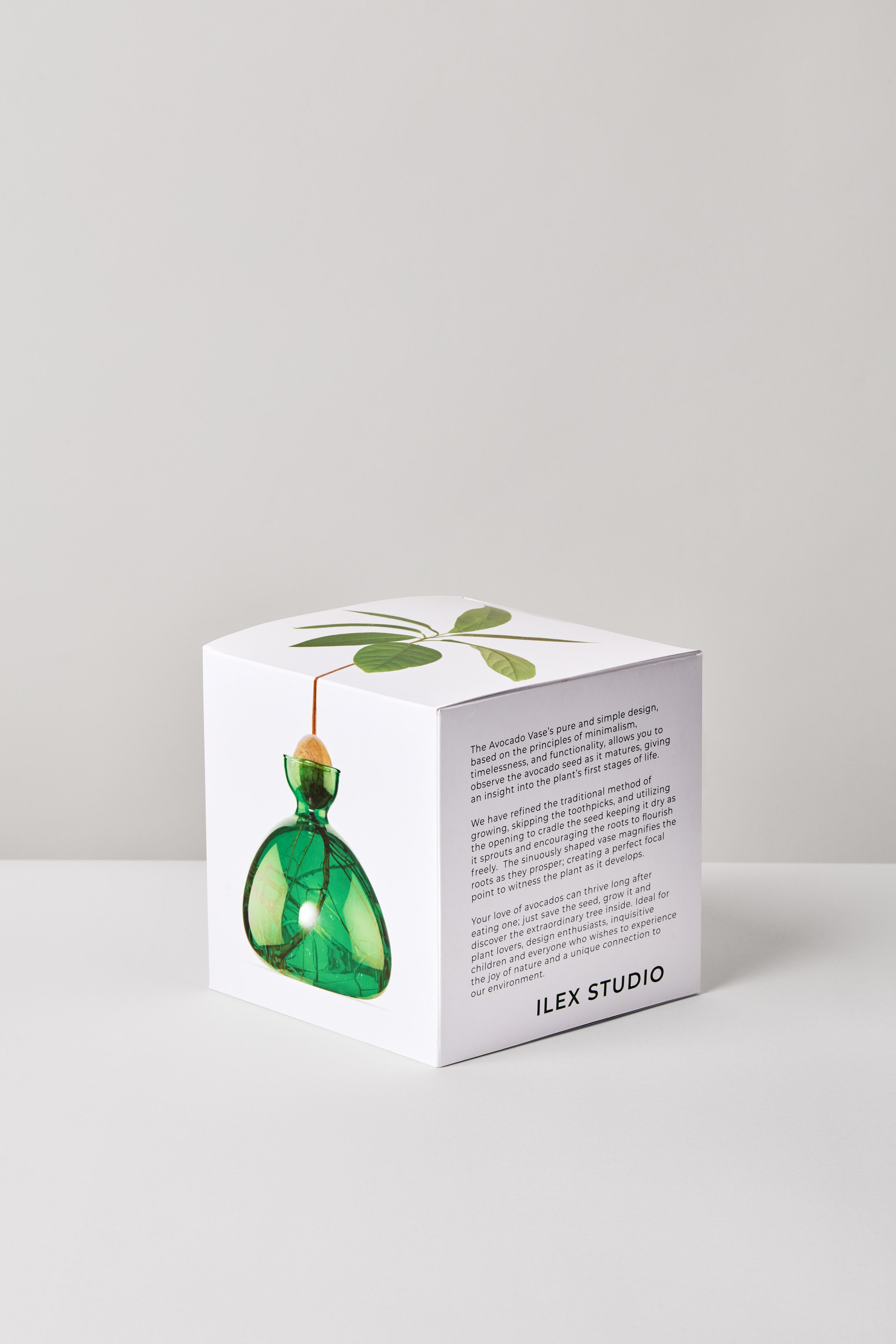 Ilex Studio Avocado Vase: Emerald Green