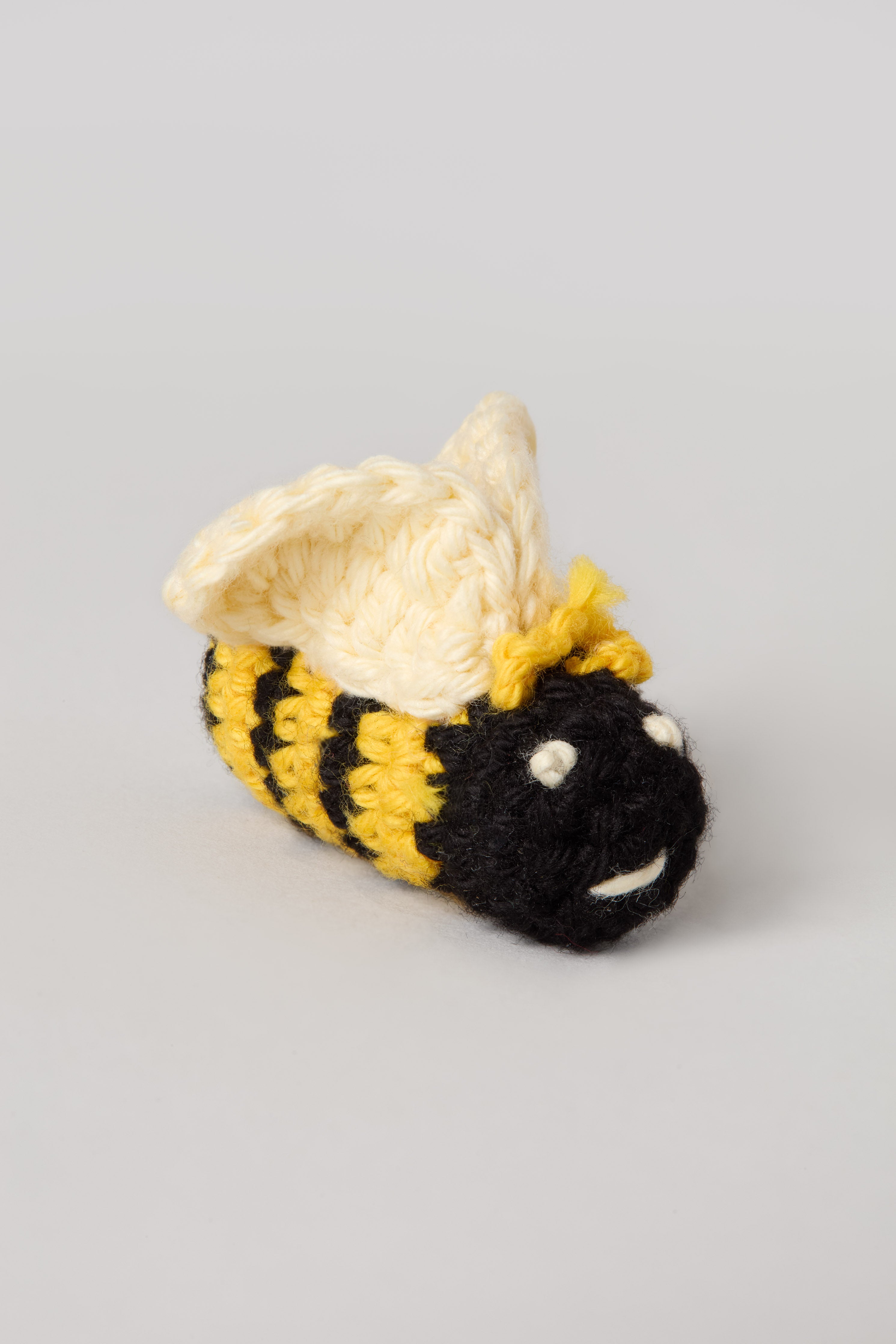 Bee Crocheted Brooch