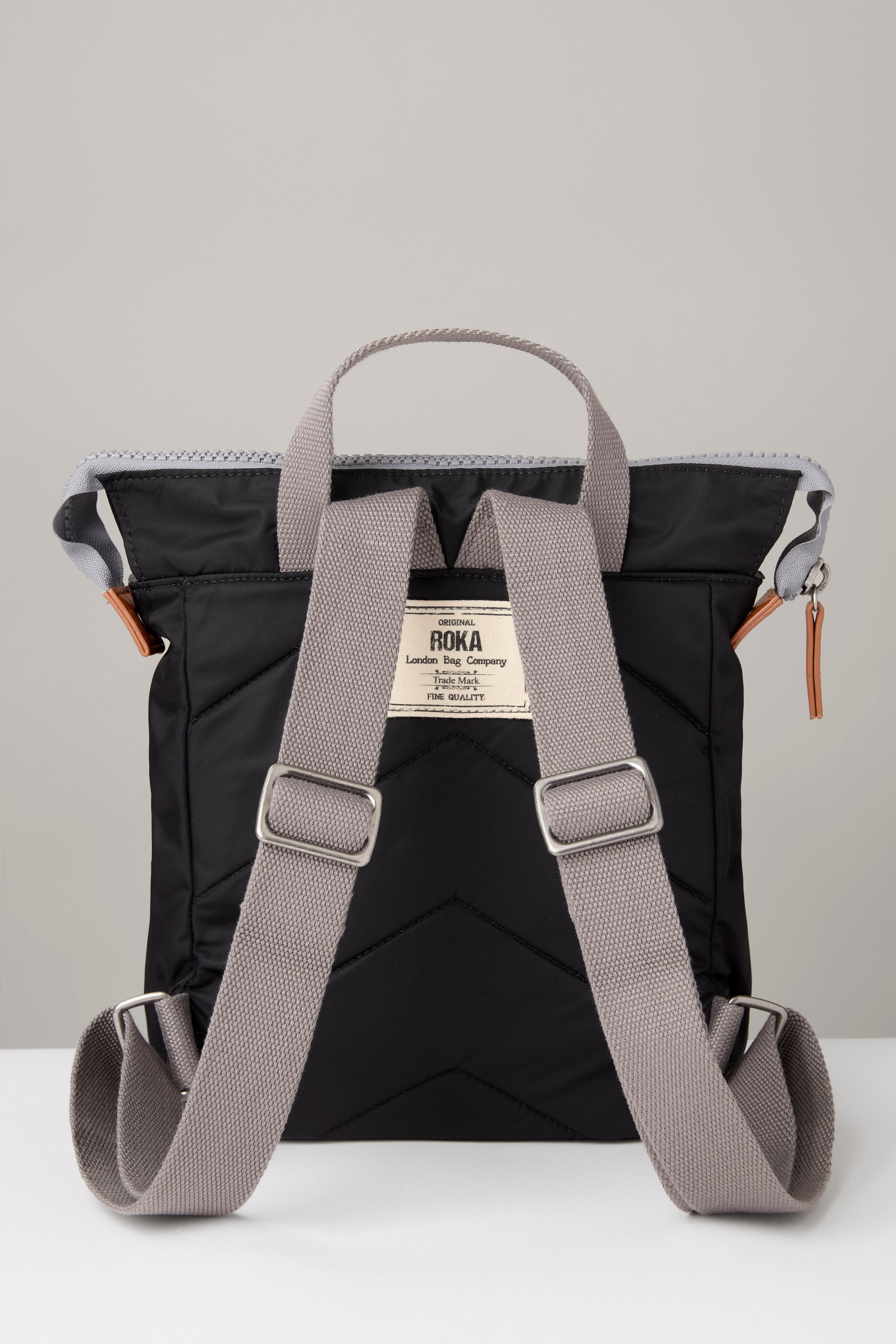 Black Bantry Recycled Small Backpack