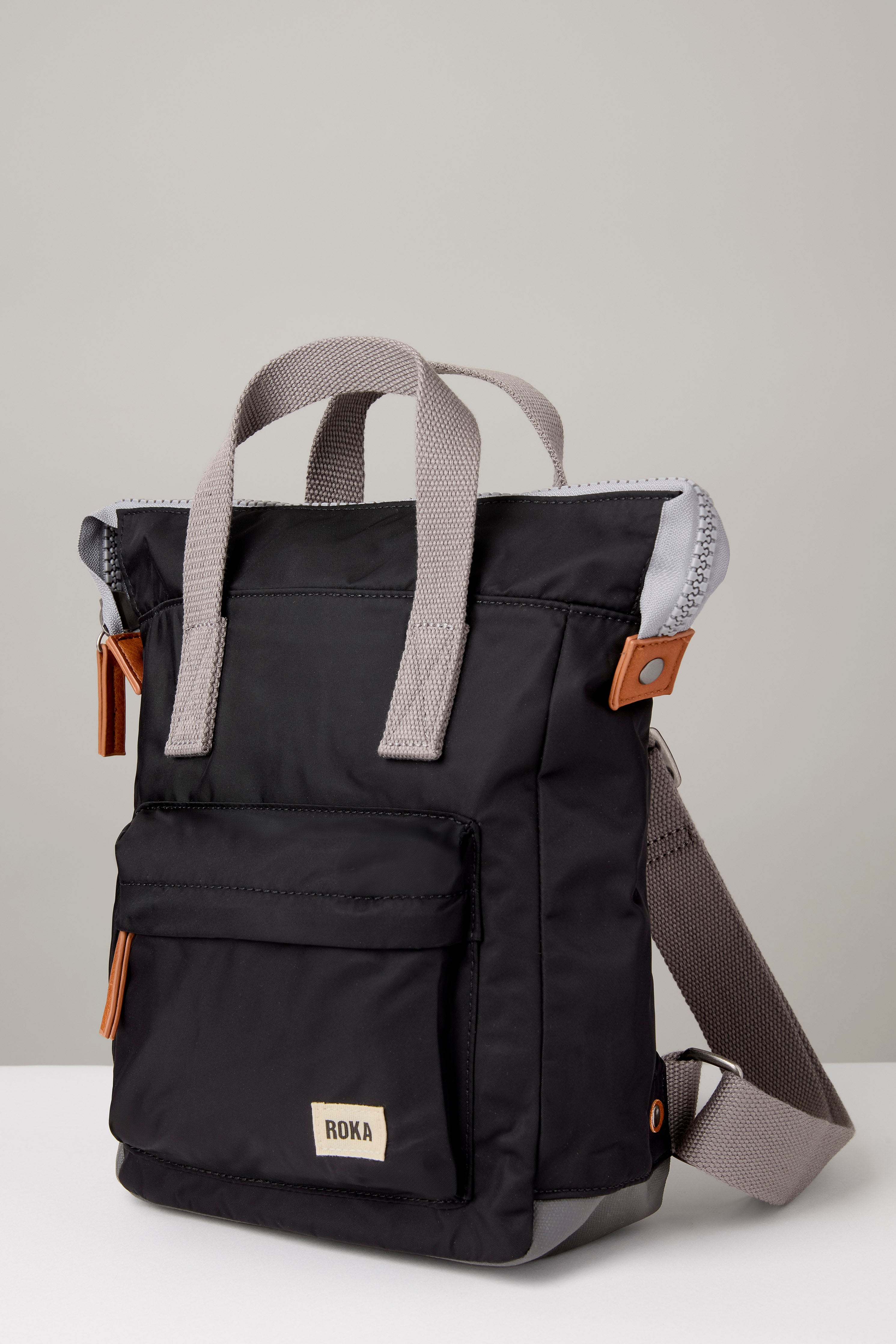 Black Bantry Recycled Small Backpack