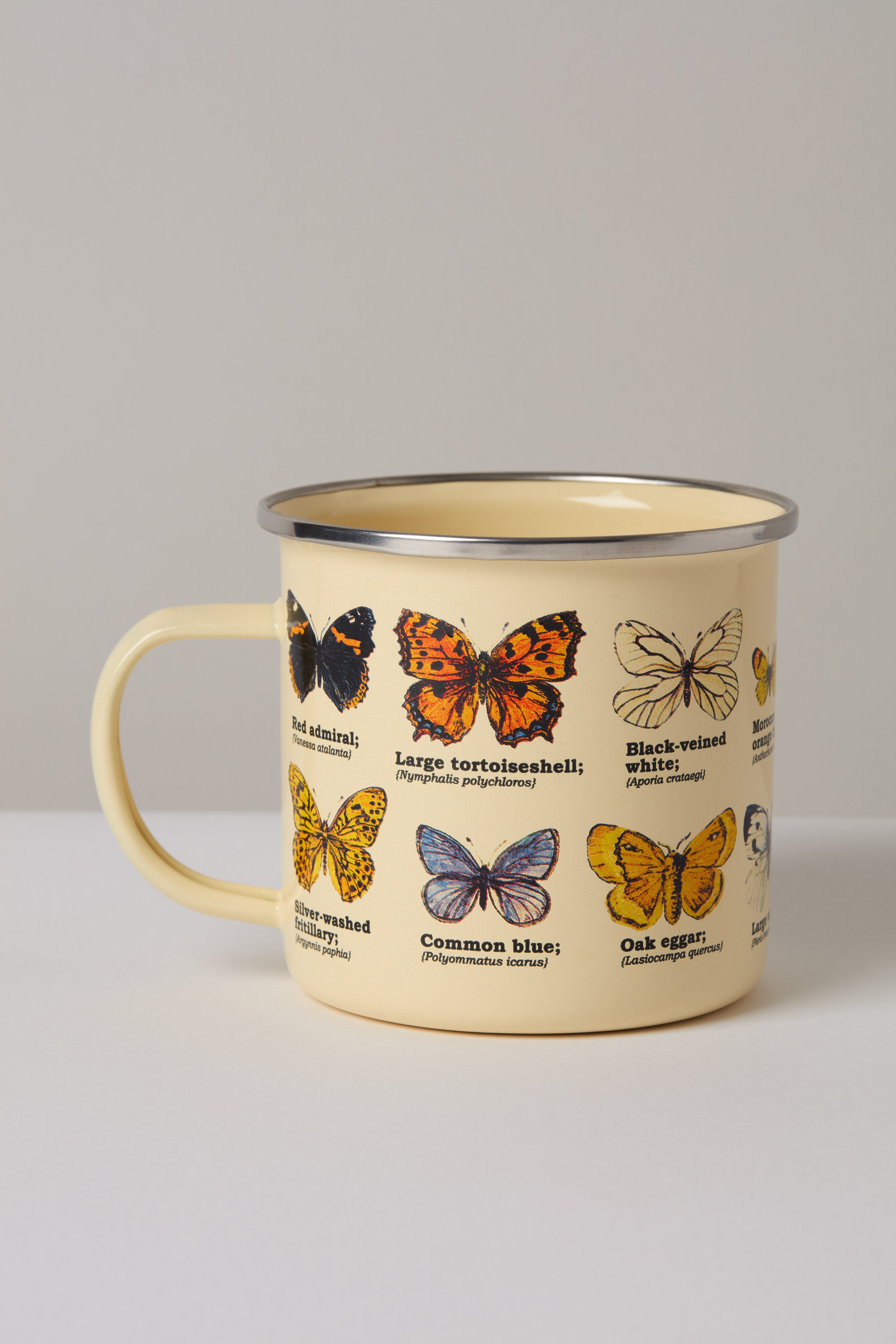 Butterfly Enamel Mug