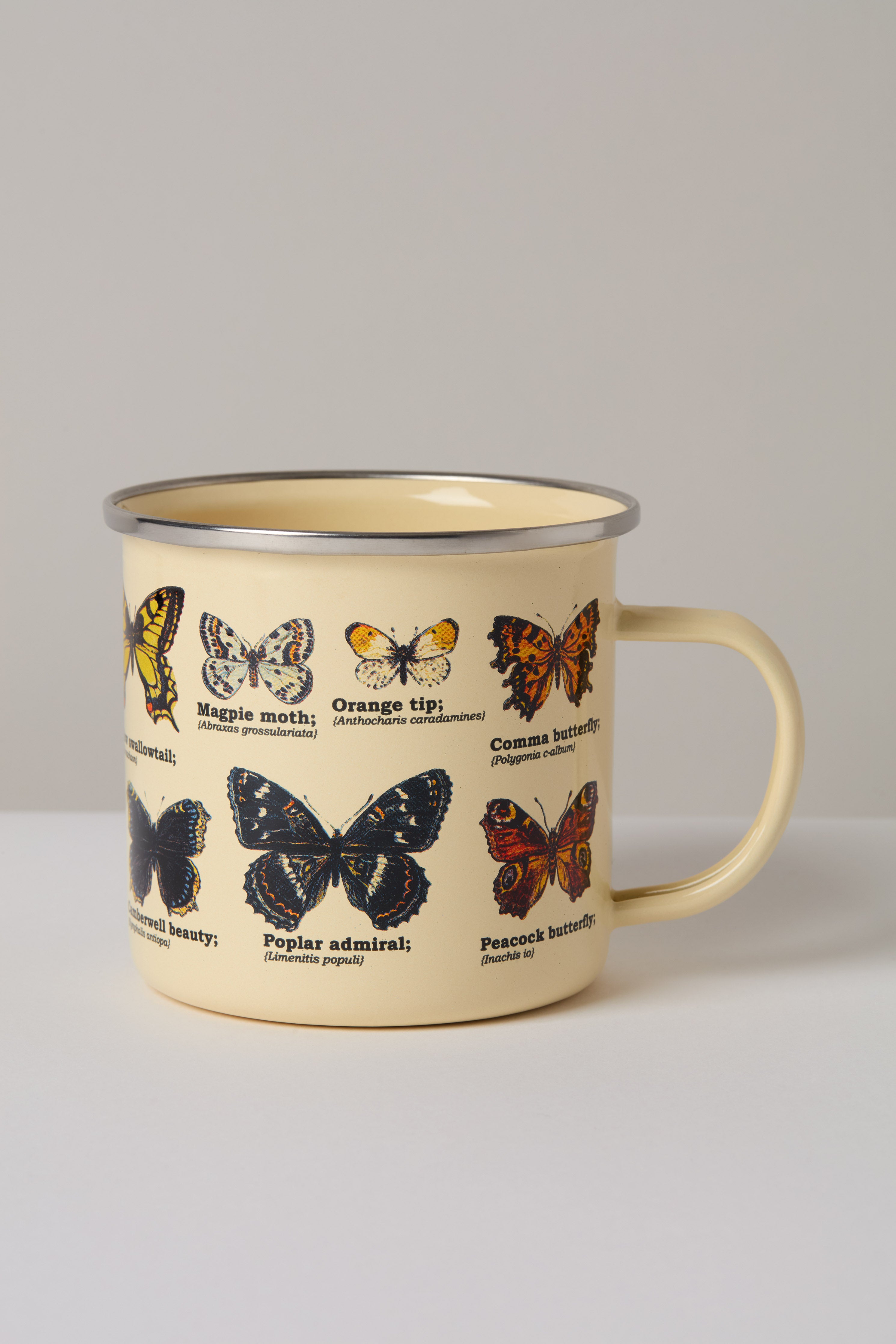 Butterfly Enamel Mug