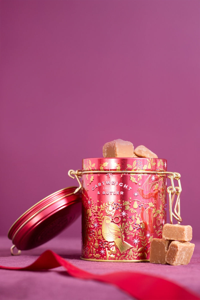 Cartwright & Butler Christmas Butter Fudge Tin 175g
