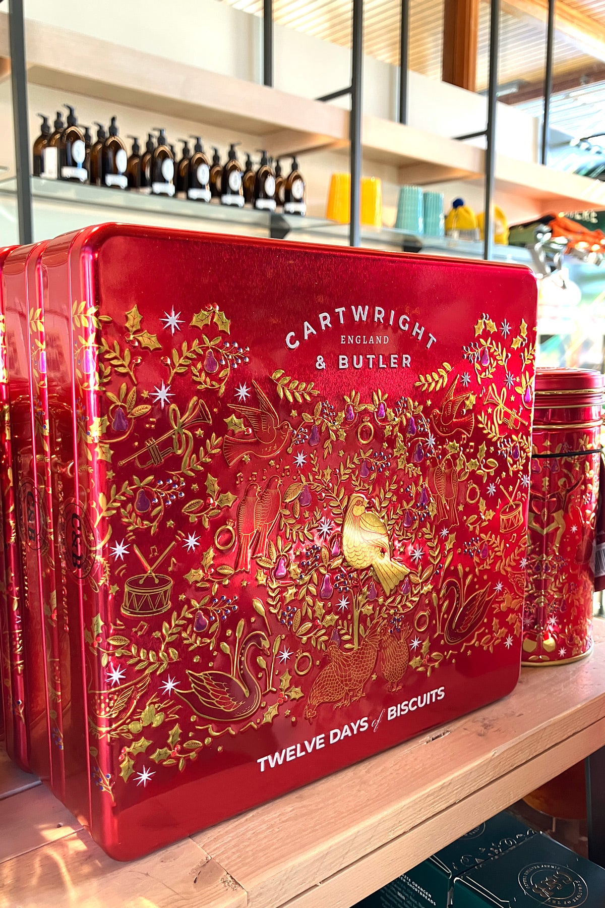 Cartwright & Butler Christmas Chocolate Biscuits Assortment Tin 200g
