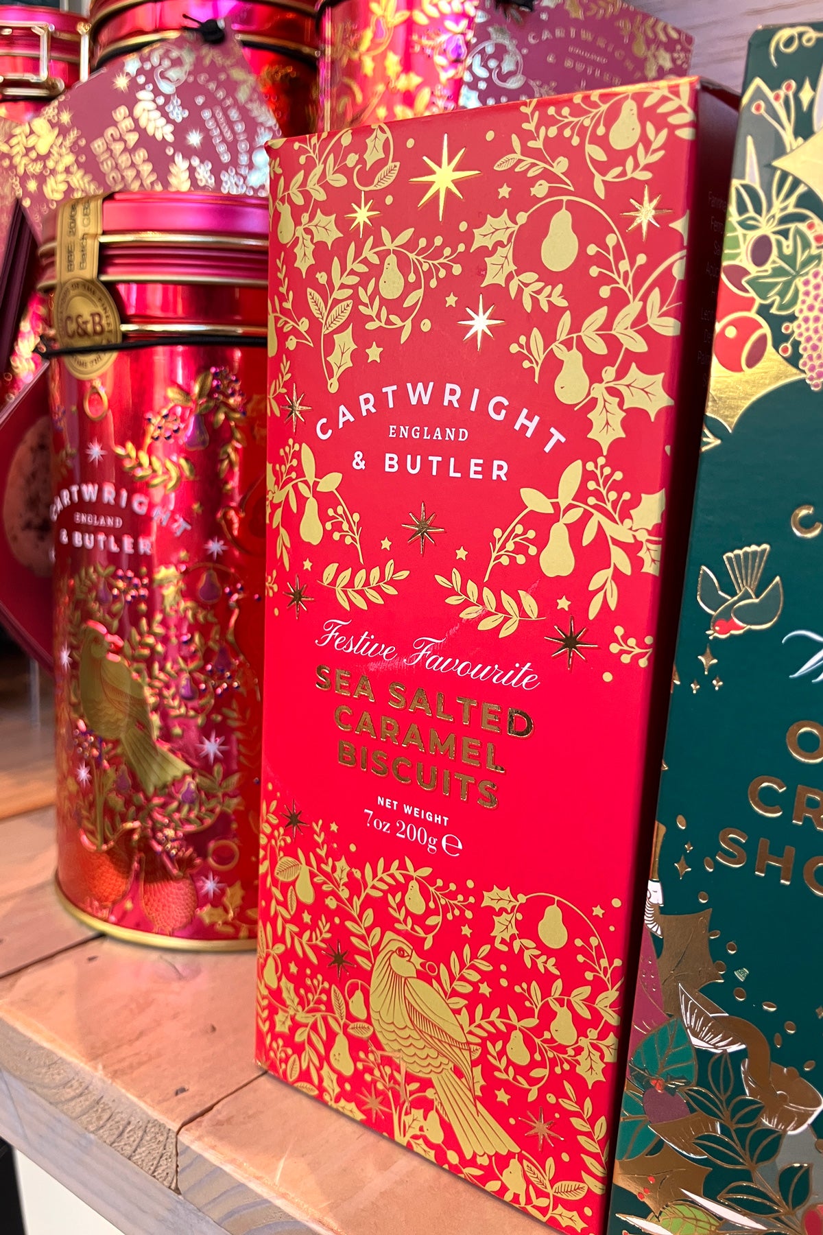 Cartwright & Butler Christmas Salted Caramel Biscuits 200g